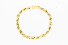 14 Karaat Koord heren armband - 19,3 cm