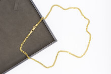 14 Karaat infinity Gourmet ketting - 53,1 cm