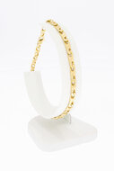 Staafjes armband 14 Karaat goud - 21,1 cm