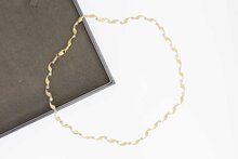 14 Karaat gouden damesketting - 45,5 cm