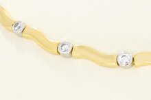 14 Karaat gouden Staafjes Collier - 41,4 cm