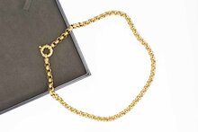 Jasseron ketting 14 Karaat goud - 45 cm