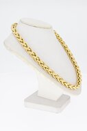 Vossenstaart ketting 14 Karaat goud - 45,9 cm