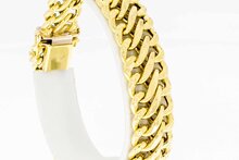 14 Karaat Gevlochten armband - 19,9 cm