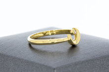 Halve Maan diamantring 14 Karaat - 17,2 mm