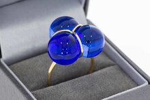 18 karaat Baccarat Kristal ring - 18,2 mm