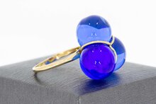 18 karaat Baccarat Kristal ring - 18,2 mm