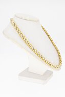 18 Karaat Vossenstaart Collier - 42,9 cm
