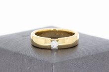 14 Karaat gouden Diamantring -16,3 mm