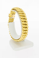 Gevlochten armband 18 Karaat - 20,4 cm