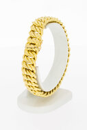 Gevlochten armband 18 Karaat - 20,4 cm