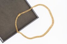 Gourmet ketting 18 Karaat goud - 42,5 cm