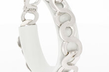 Witgouden 14 krt armband - 19,5 cm