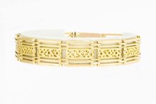 14 Karaat goud Vintage armband - 19,8 cm