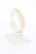 14 Karaat gouden Closed forever armband - 20 cm