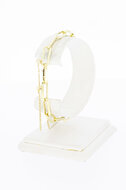 14 Karaat gouden Closed forever armband - 20 cm