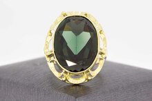 Vintage 14 Karaat goud dames ring - 18,2 mm