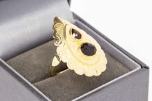 Vintage 14 Karaat Granaat ring - 18,3 mm