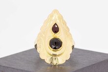 Vintage 14 Karaat Granaat ring - 18,3 mm