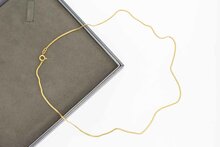 Geel gouden ketting 18 Karaat - 50,5 cm