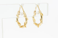 Koord Creolen 18 Karaat goud - 1,4 cm