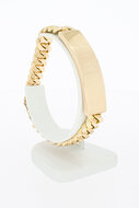 18 Karaat heren naam armband - 20,5 cm