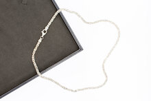 Zilveren (925) Byzantijnse Koningsketting - 45 cm