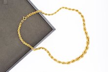 Koordketting 18 Karaat goud - 46 cm