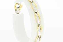 Bicolor armband 18 Karaat goud - 19,4 cm