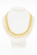 Zonnestraalketting 18 Karaat goud - 44,7 cm