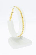 18 Karaat Valkoog schakelarmband - 19,5 cm