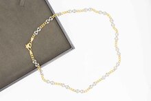 18 Karaat goud Gourmet ketting - 50,1 cm
