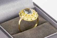 9 Karaat Retro Aquamarijnring - 17,6 mm