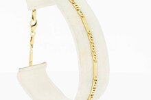 14 Karaat Valkoog schakelarmband - 19,7