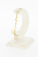 14 Karaat Valkoog schakelarmband - 19,7