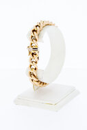 14 Karaat rose gouden Gourmet armband - 20 cm