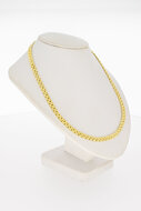 14 Karaat gouden Staafjes Collier - 44,5 cm