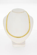 14 Karaat gouden Staafjes Collier - 44,5 cm