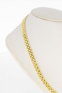 14 Karaat gouden Staafjes Collier - 44,5 cm
