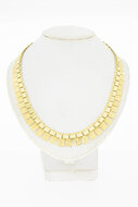 14 Karaat gouden Cleopatra Collier - 42,5 cm