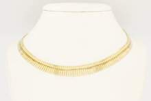 14 Karaat gouden Cleopatra Collier - 45 cm