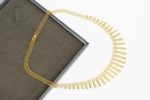 18 Karaat geelgouden Cleopatra Collier - 45 cm