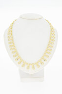 14 Karaat gouden Cleopatraketting - 47,5 cm
