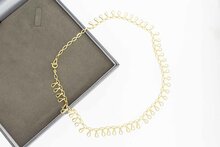 14 Karaat gouden Cleopatraketting - 47,5 cm