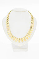 Cleopatra Choker 14 Karaat goud - 45 cm