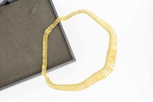 18 Karaat geelgouden Cleopatra Collier - 44 cm
