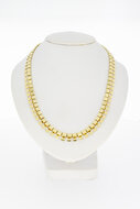 Cleopatra damesketting 14 karaat  goud - 45 cm