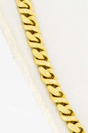 18 karaat gouden dames ketting - 40,8 cm