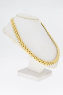 14 karaat gouden Staafjes Collier - 43,7 cm