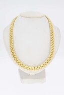 14 karaat gouden Staafjes Collier - 43,7 cm
